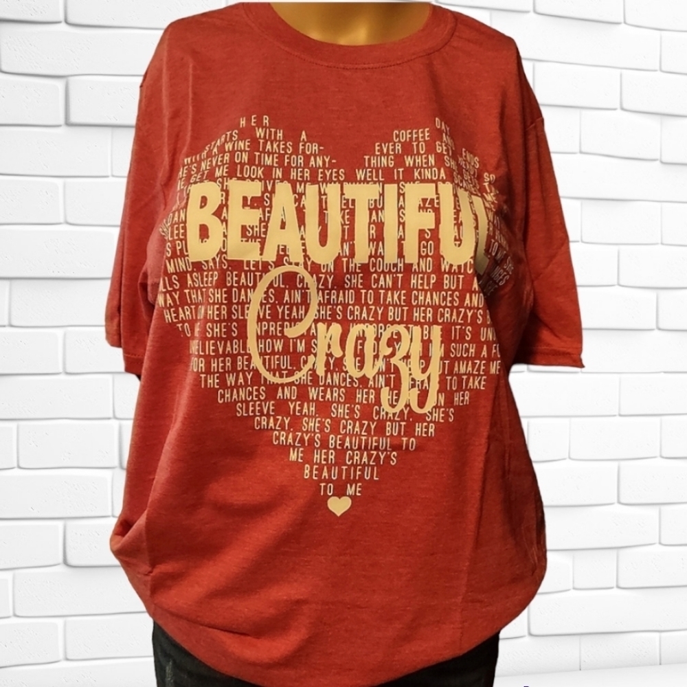 Beautiful Crazy Short Sleeve Tshirt